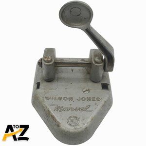 Vintage Wilson Jones Marvel 2 Hole Paper Punch-331-USA Cast